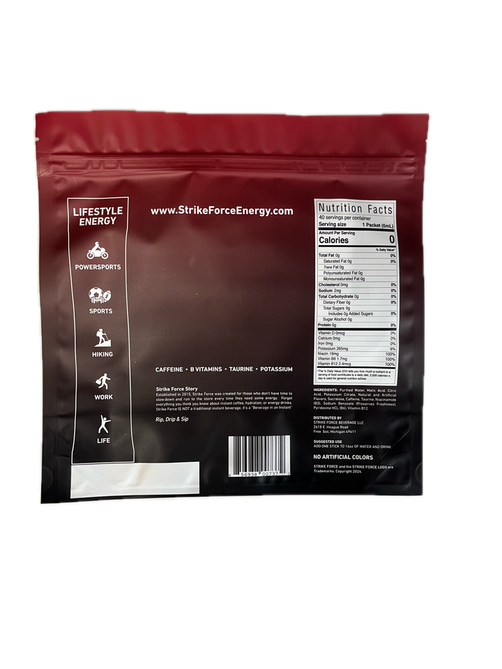Strike Force Energy Original - 40 Liquid Packs