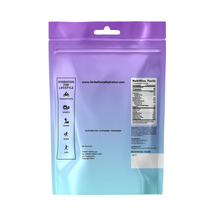 Strike Force Hydration Grape - 10 Liquid Packs
