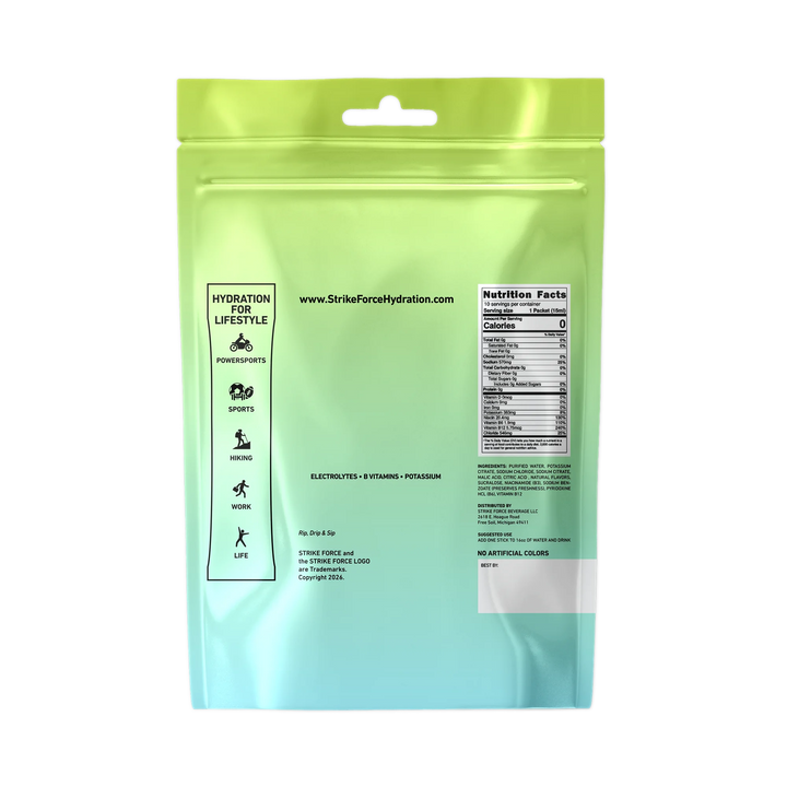 Strike Force Hydration LemonLime - 10 Liquid Packs