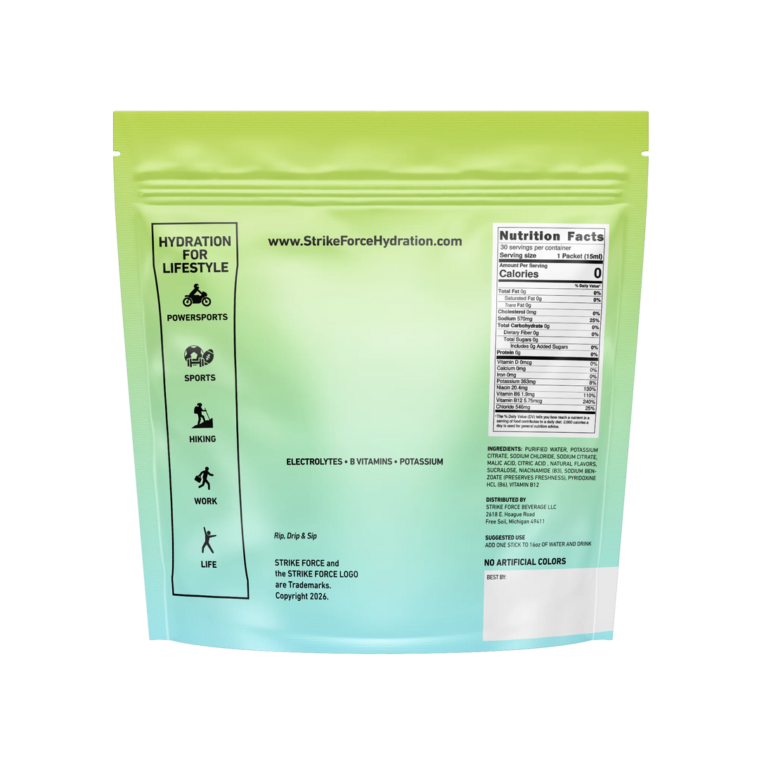 Strike Force Hydration LemonLime - 30 Liquid Packs