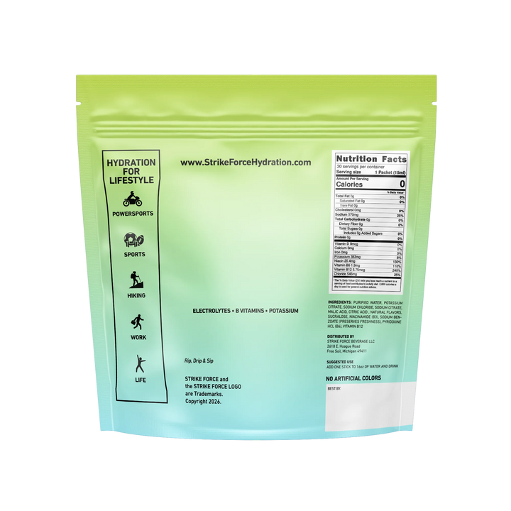 Strike Force Hydration LemonLime - 30 Liquid Packs