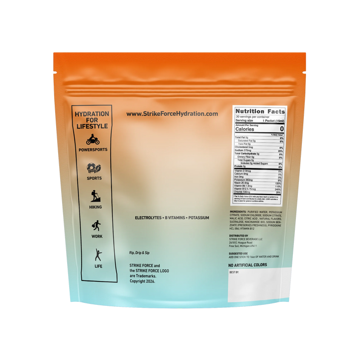 Strike Force Hydration Orange - 30 Liquid Packs