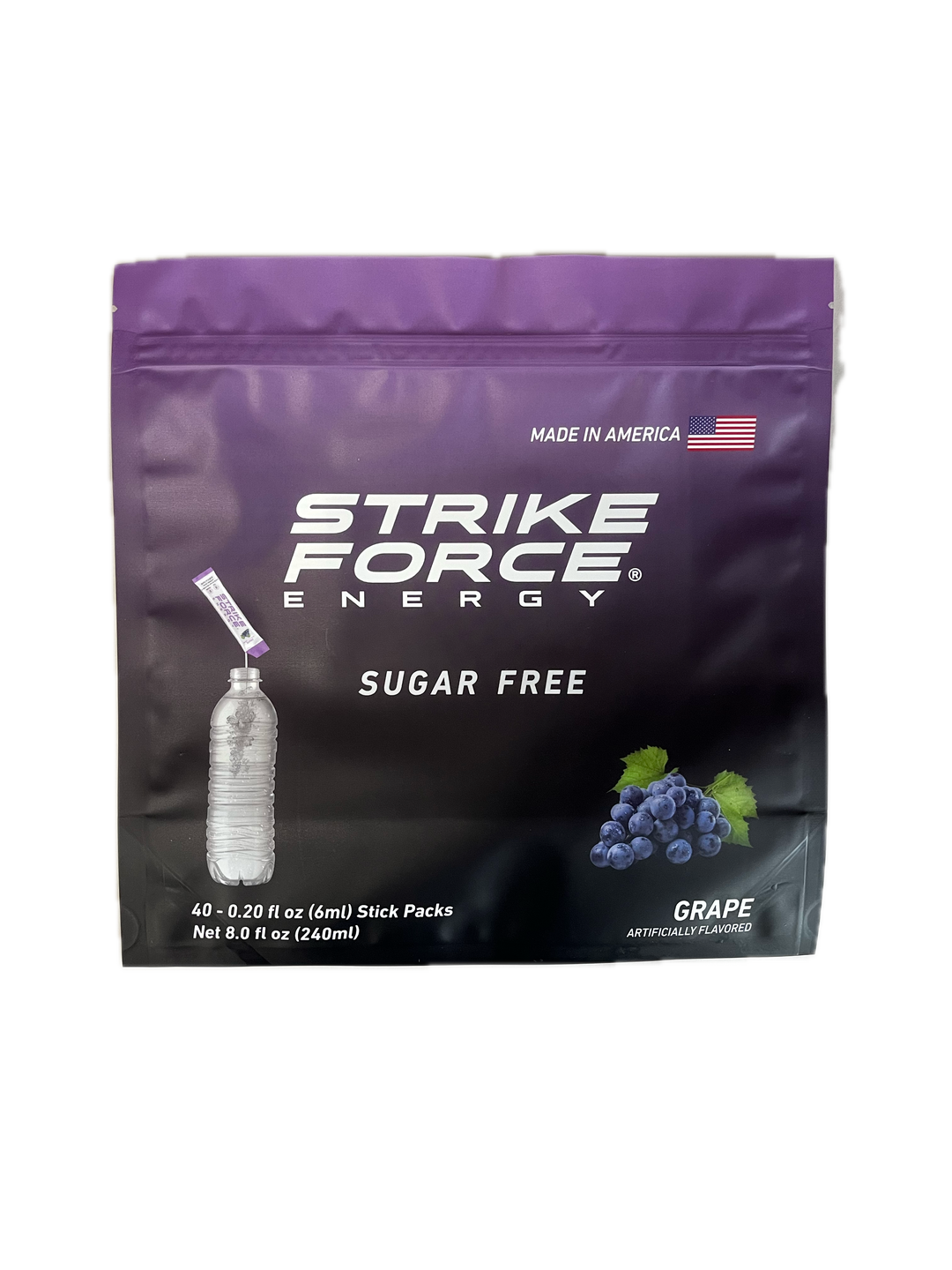 Strike Force Energy Grape - 40 Liquid Packs Strike Force Beverage Strike Force Energy Grape - 40 Liquid Packs Strike Force Beverage
