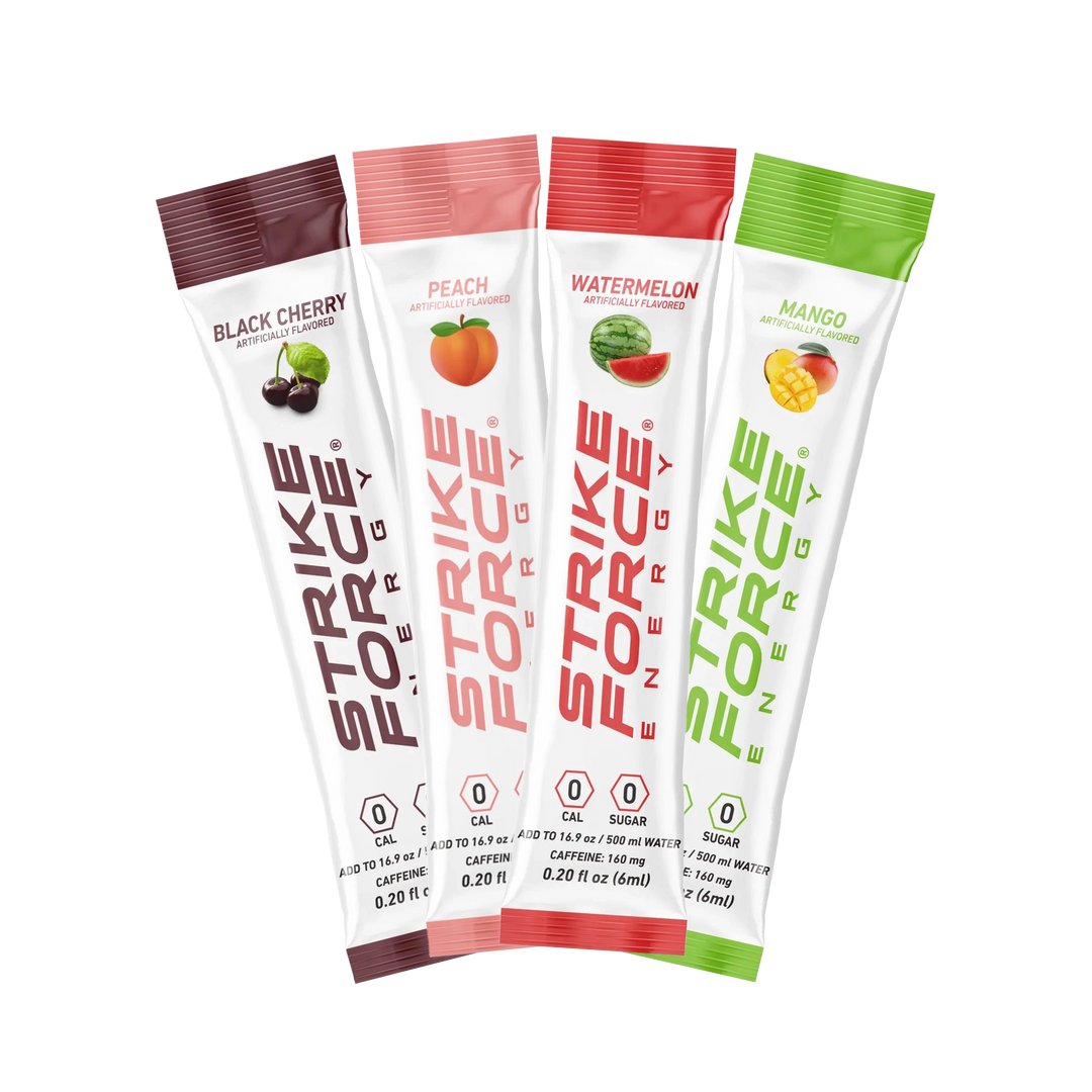 4 Count Sample Pack NEW Flavors Strike Force Beverage 4 Count Sample Pack NEW Flavors Strike Force Beverage