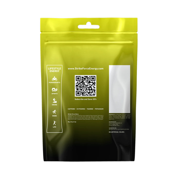Strike Force Energy Lemon - 10 Liquid Packs