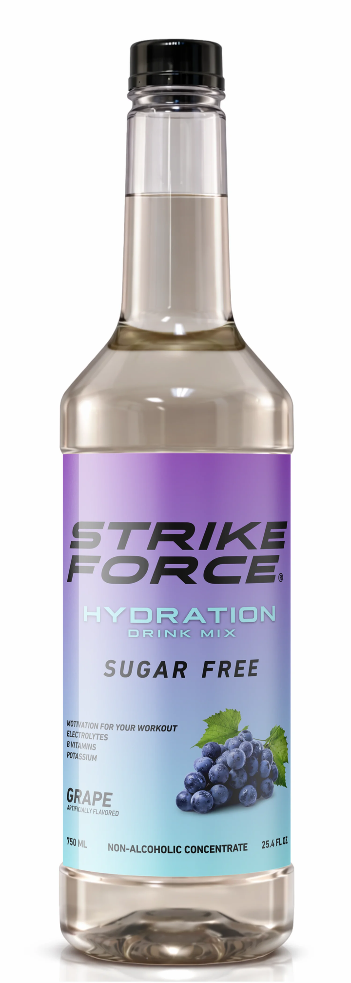 Strike Force Hydration Grape Pump Bottle