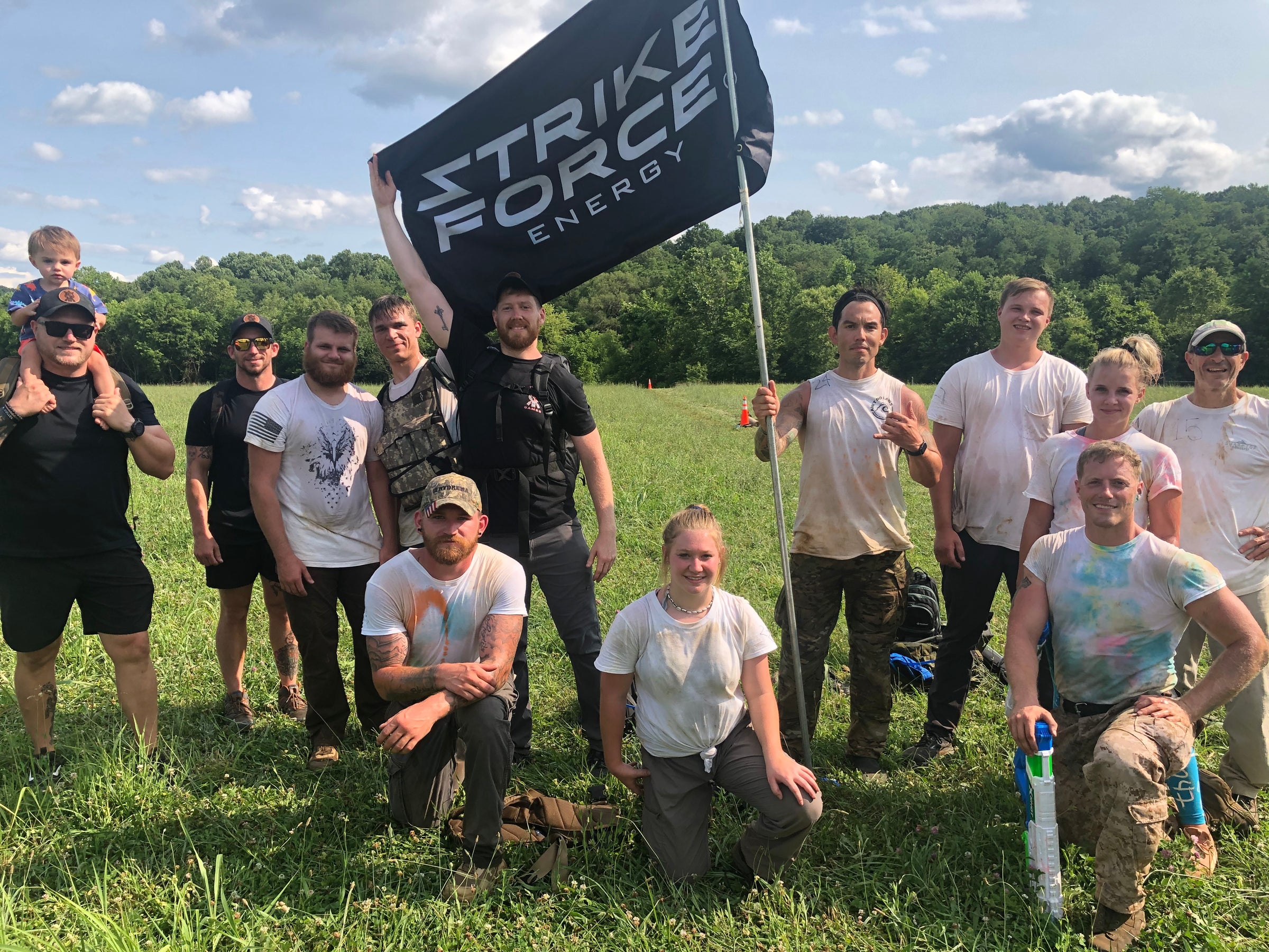 Team Members after a hard day's ruck.